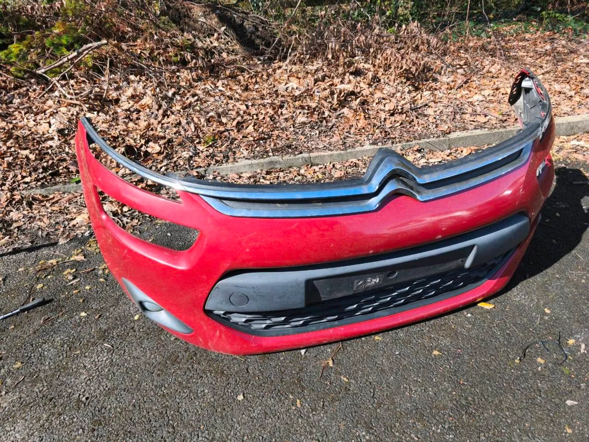 Citroen c4 Picasso 2013-2022 front bumper with fog - Image 4