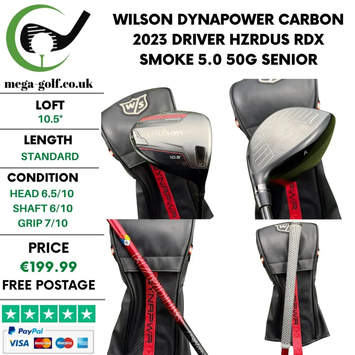 Wilson Dynapower Carbon 2023 Driver / 10.5° - Image 1