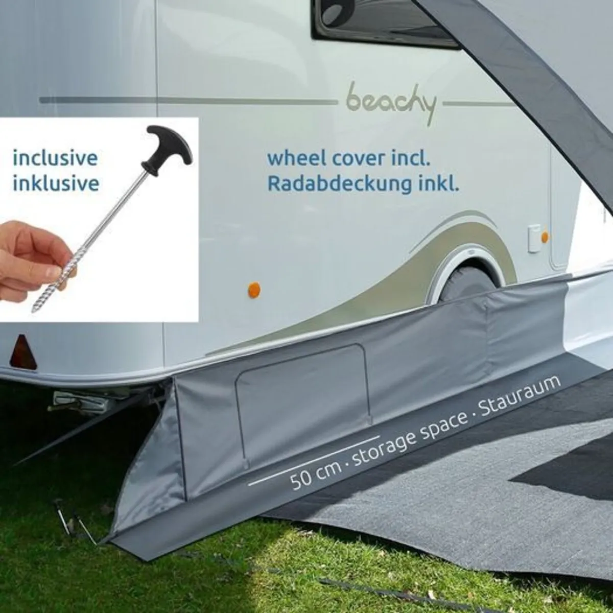 Draftskirt - Floor apron caravan apron Motorhome a - Image 4