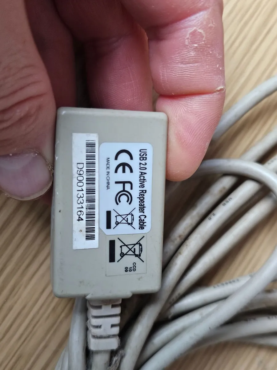 5 metre USB extension cable with amplifier 5m - Image 1