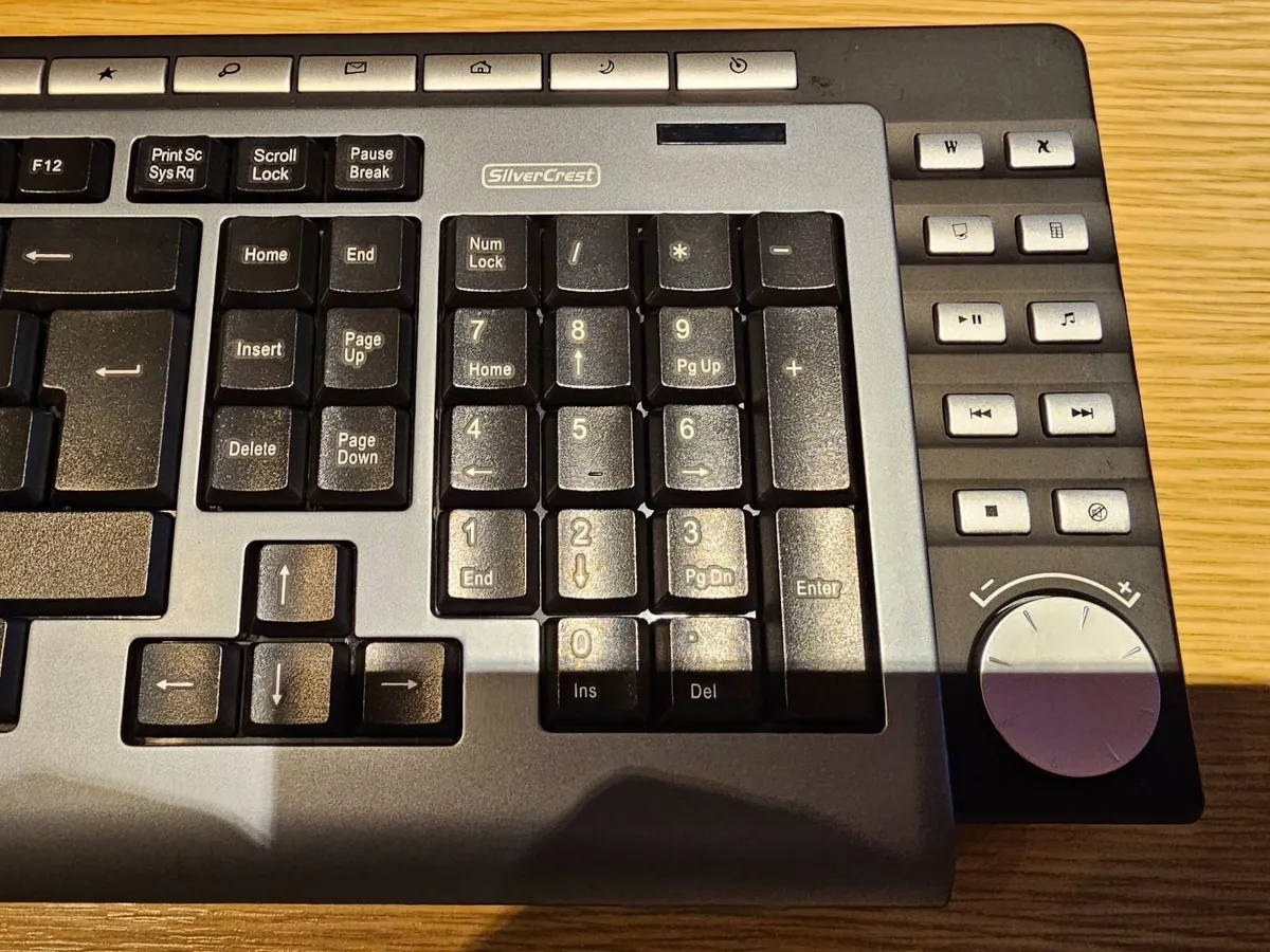 Wireless Keyboard multimedia Lidl Silvercrest - Image 3