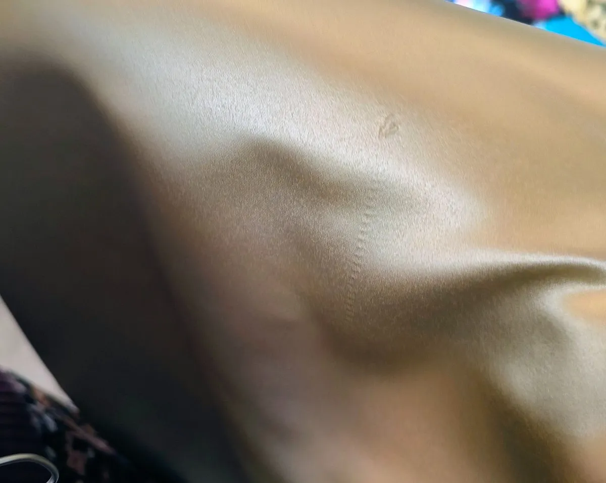 Gold and black corset top and skirt - Image 3