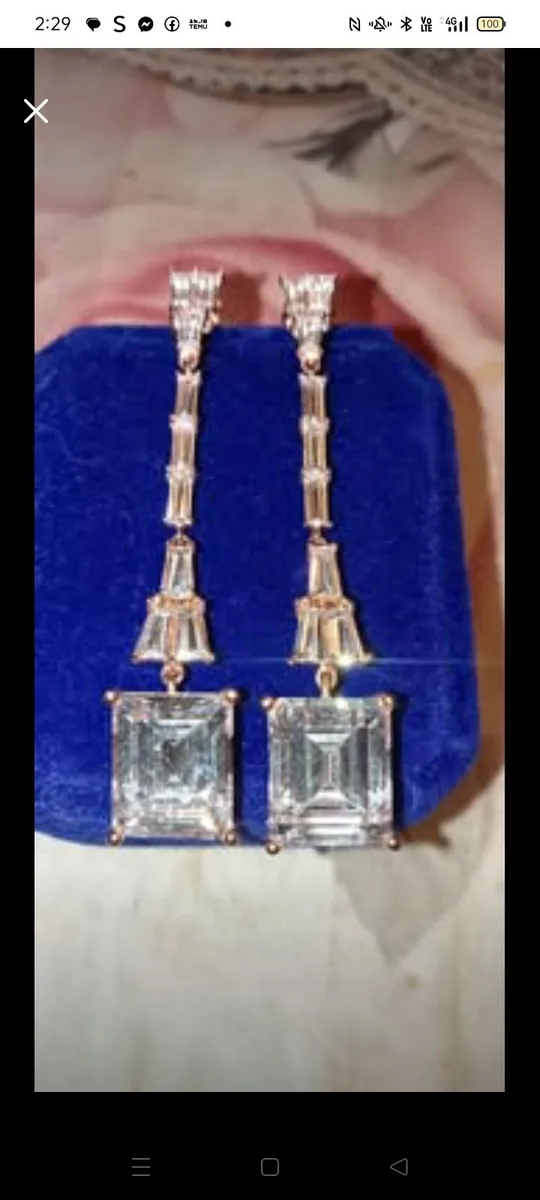 Beautiful Art Deco Earrings - Image 1