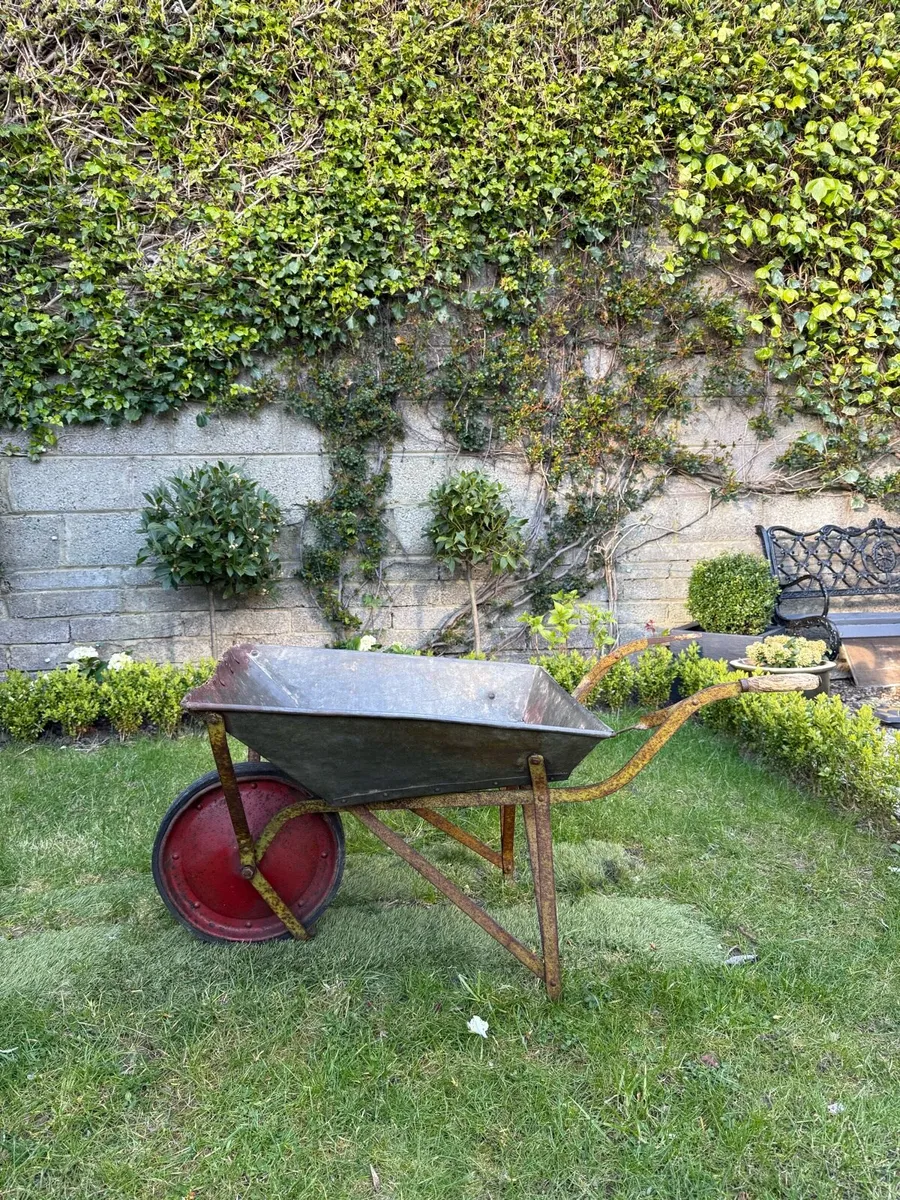 Antique Wheelbarrow - Image 3