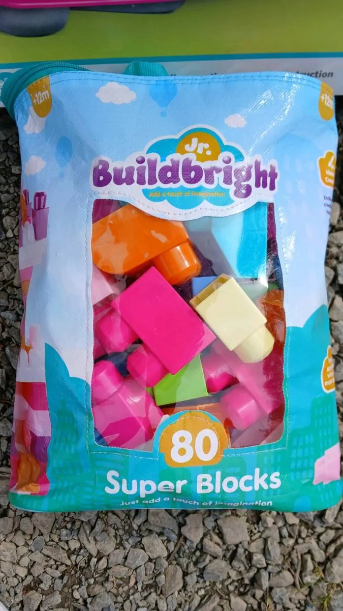 Mega Blocks Table &Blocks - Image 2