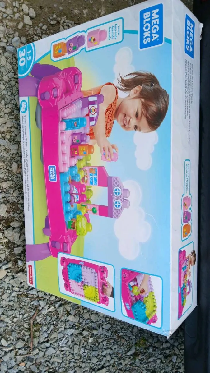 Mega Blocks Table &Blocks - Image 3