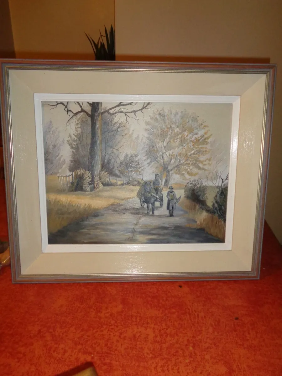 Framed Painting for Sale - Image 3