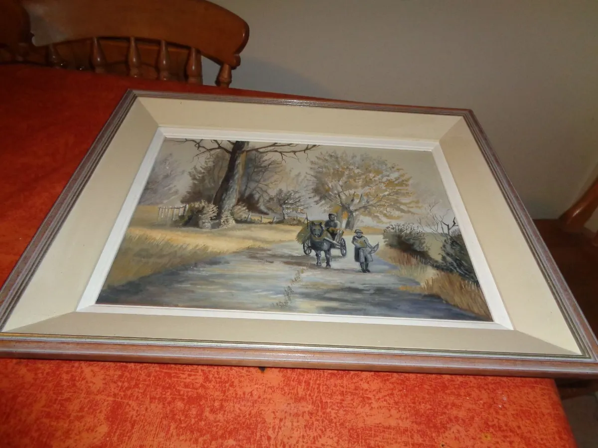 Framed Painting for Sale - Image 4