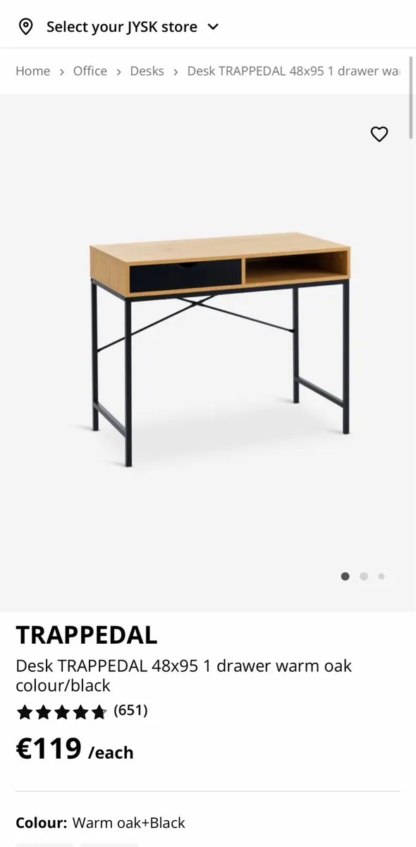 Office desk and chair - Image 2