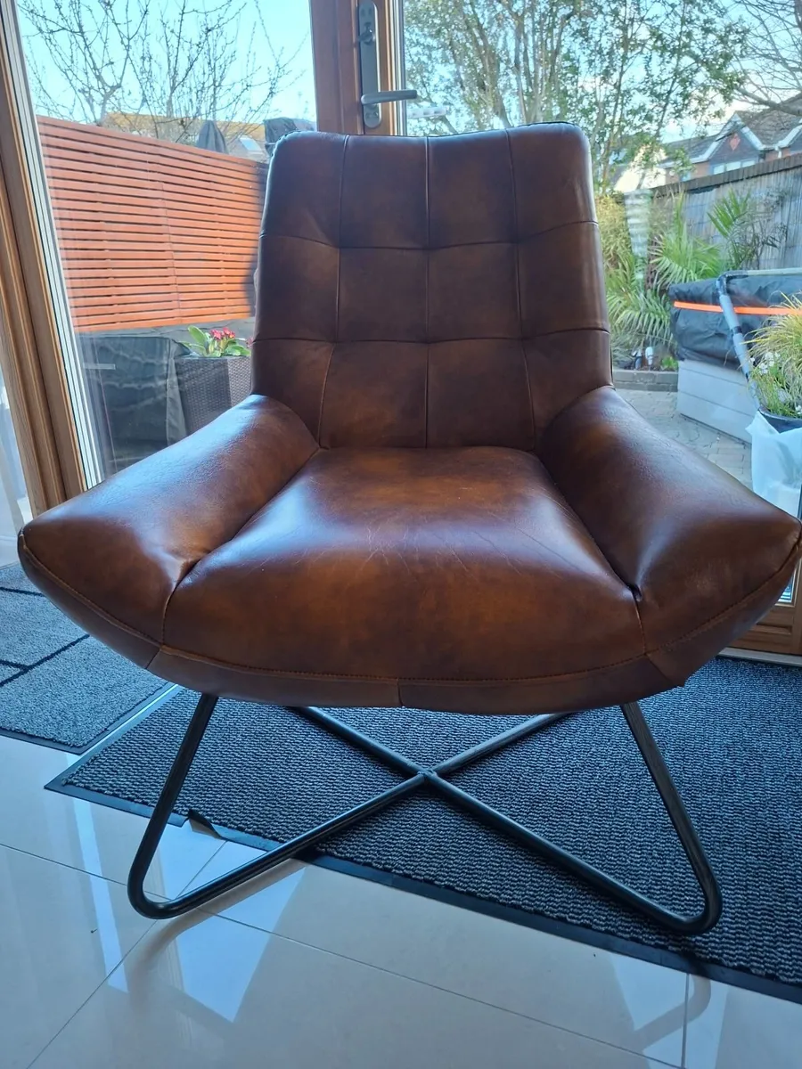 Faux leather chair - Image 2