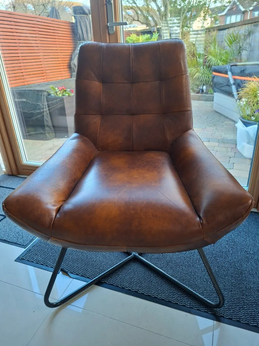 Faux leather chair - Image 3