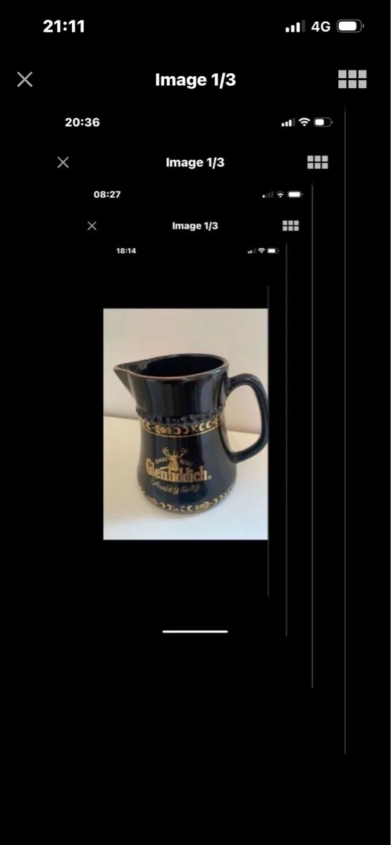 Rare Glenfiddich Ceramic Jug - Image 1