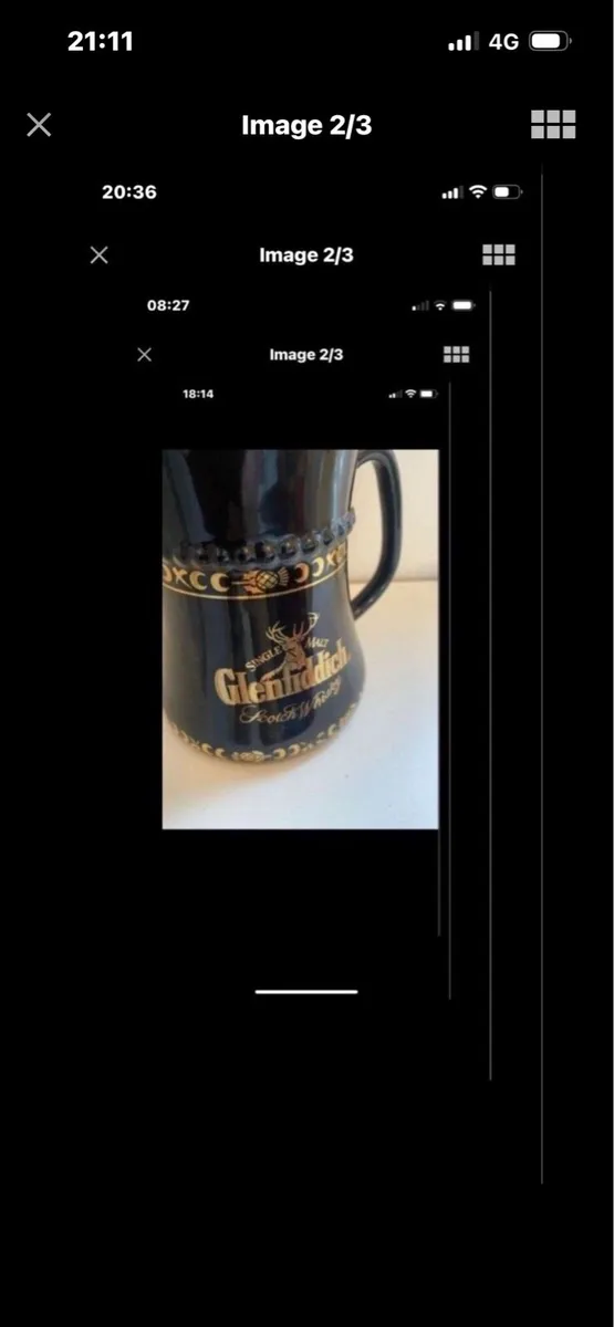 Rare Glenfiddich Ceramic Jug - Image 2