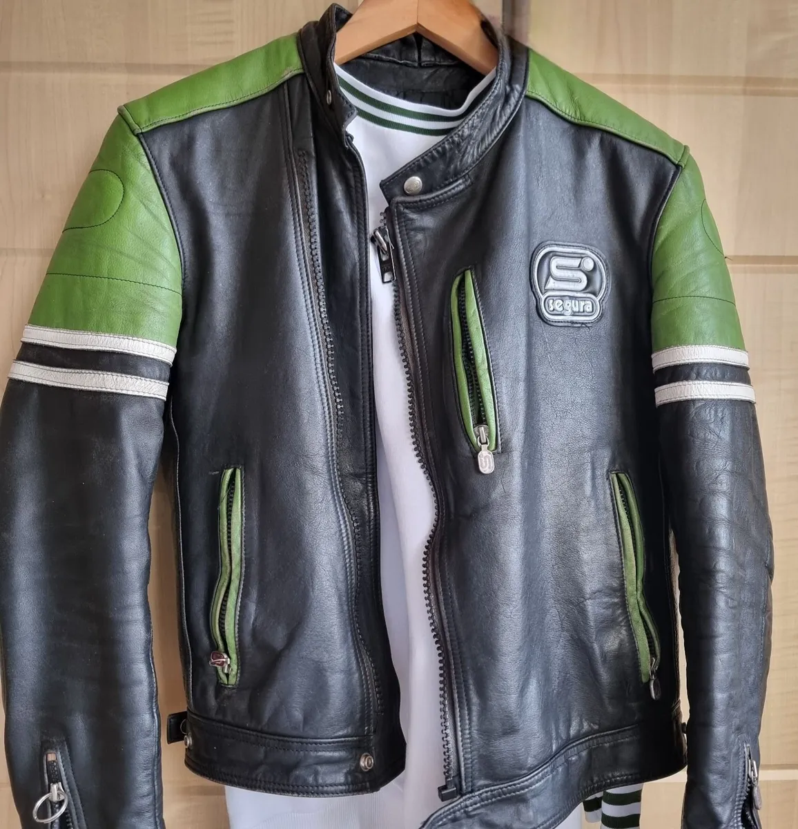 Segura Vintage Motorcycle Jacket Med - Large - Image 2