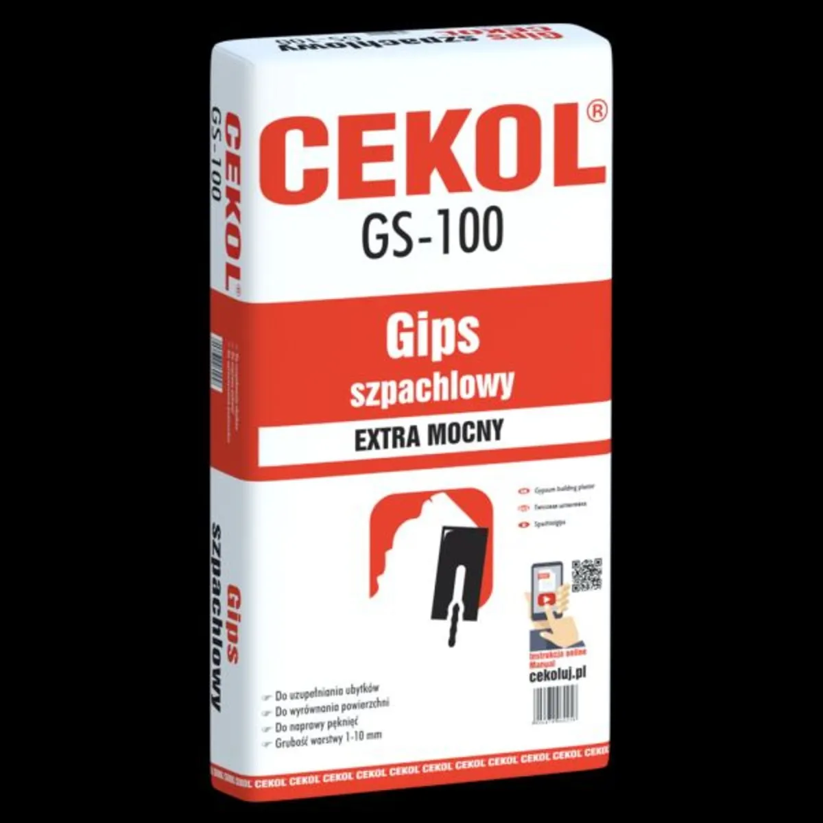 CEKOL GS-100 Gypsum Based Plaster START (1-10mm) - Image 1