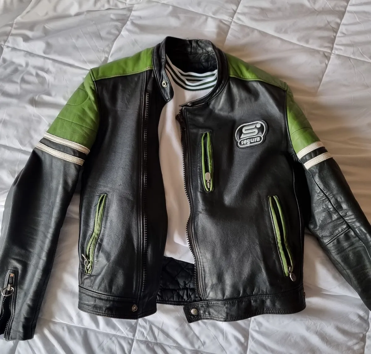 Segura Vintage Motorcycle Jacket Med - Large - Image 1