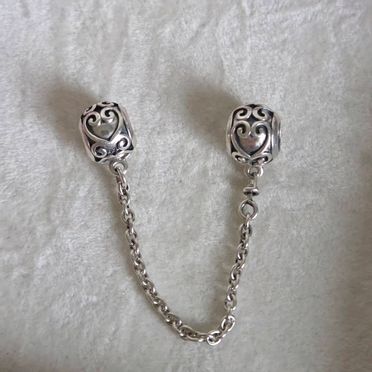 Pandora safety chain perfect condition fully hallm - Image 2