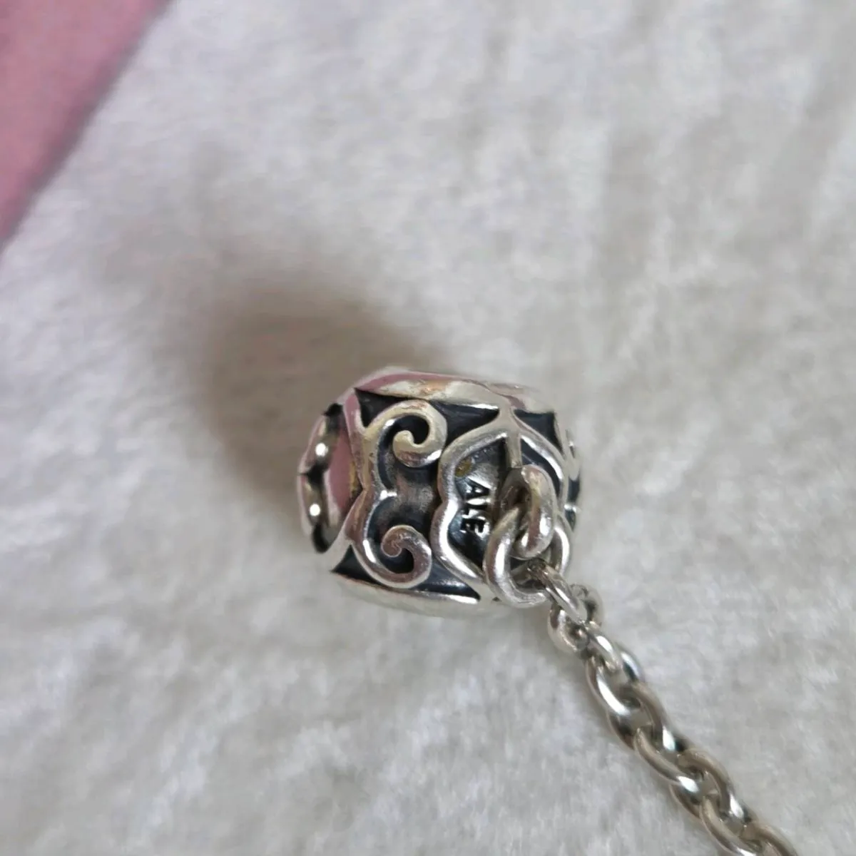 Pandora safety chain perfect condition fully hallm - Image 4