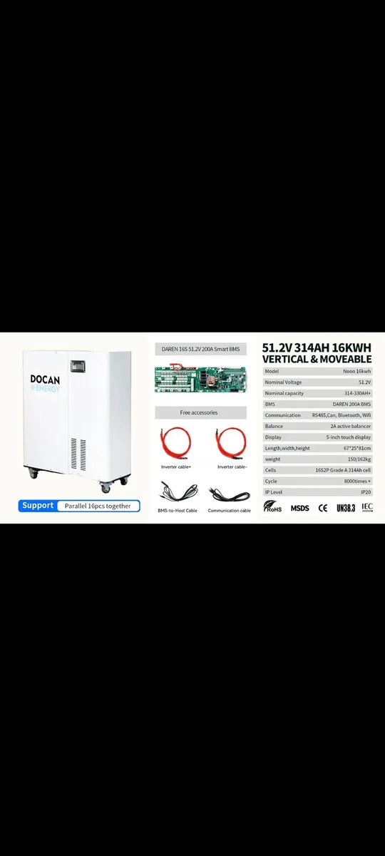 Docan Noon 16kwh battery - Image 2