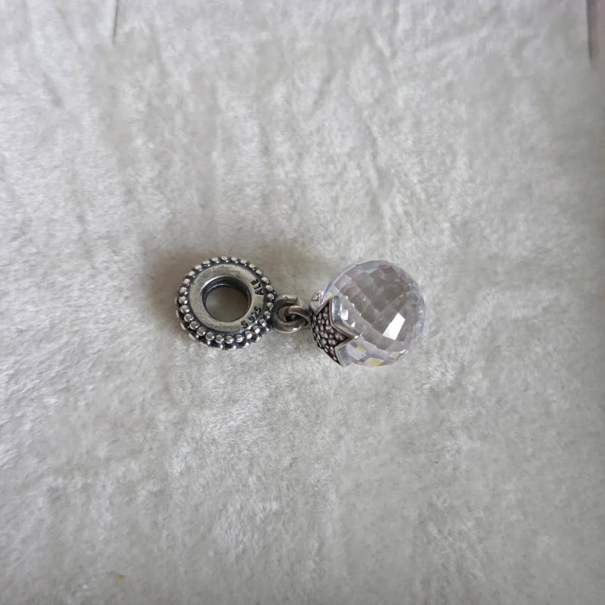 Pandora moon/star faceted dangle charm - Image 3