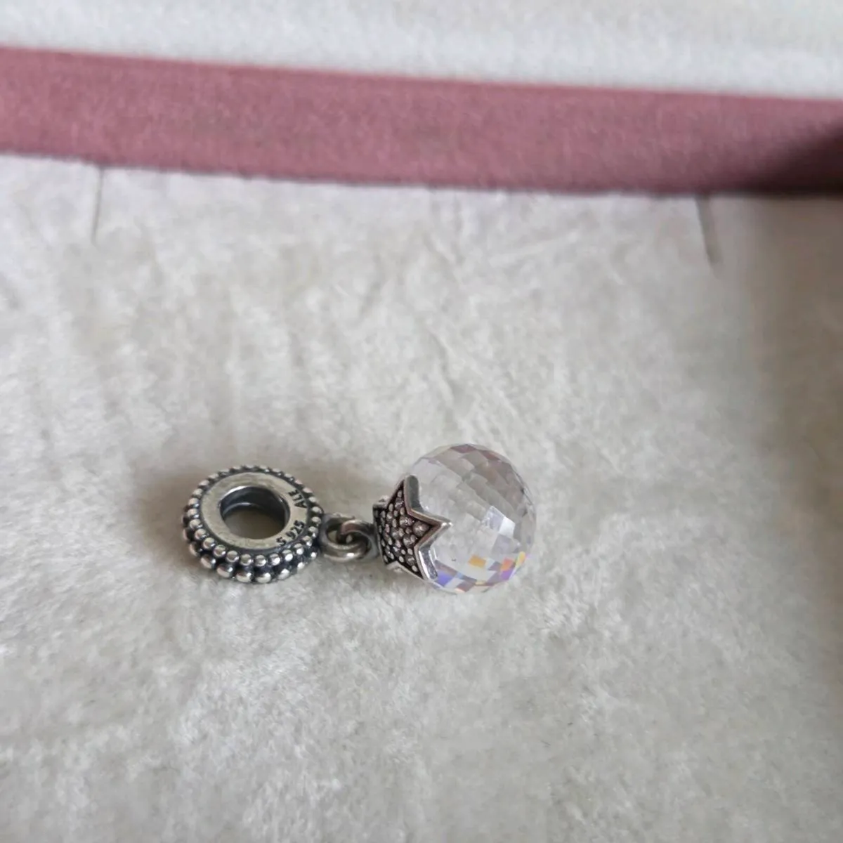 Pandora moon/star faceted dangle charm - Image 4