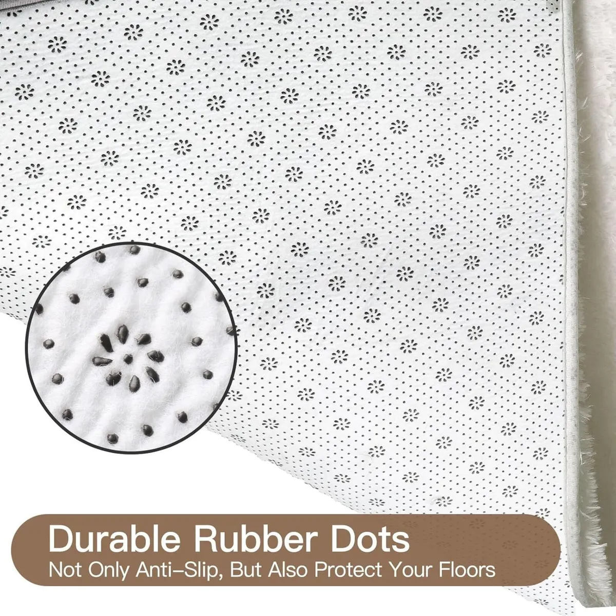 Rugs Living Room 240x300cm Ivory Area for Bedroom - Image 4