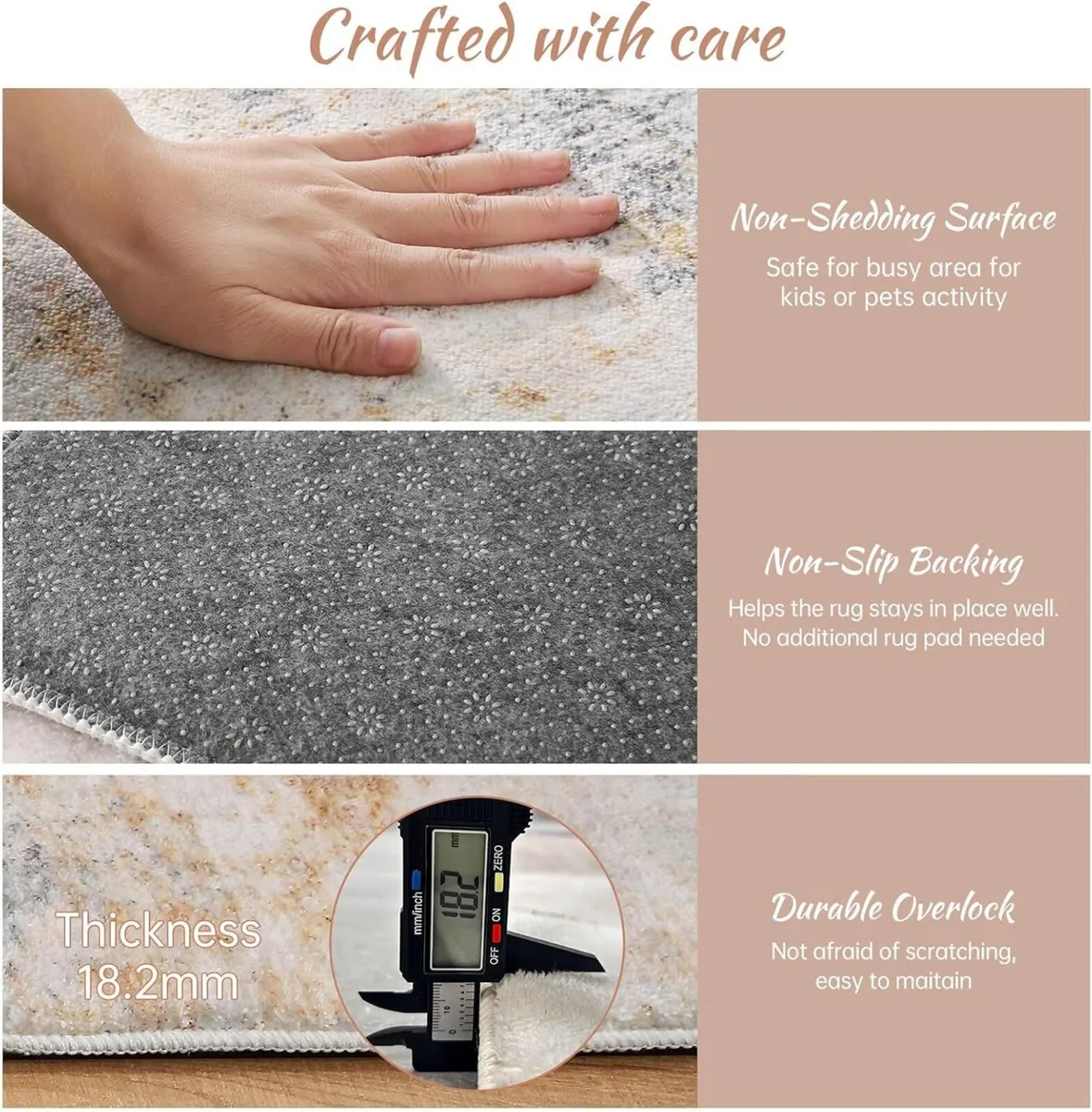 Rugs Living Room Morden Soft for Bedroom Large - Image 4