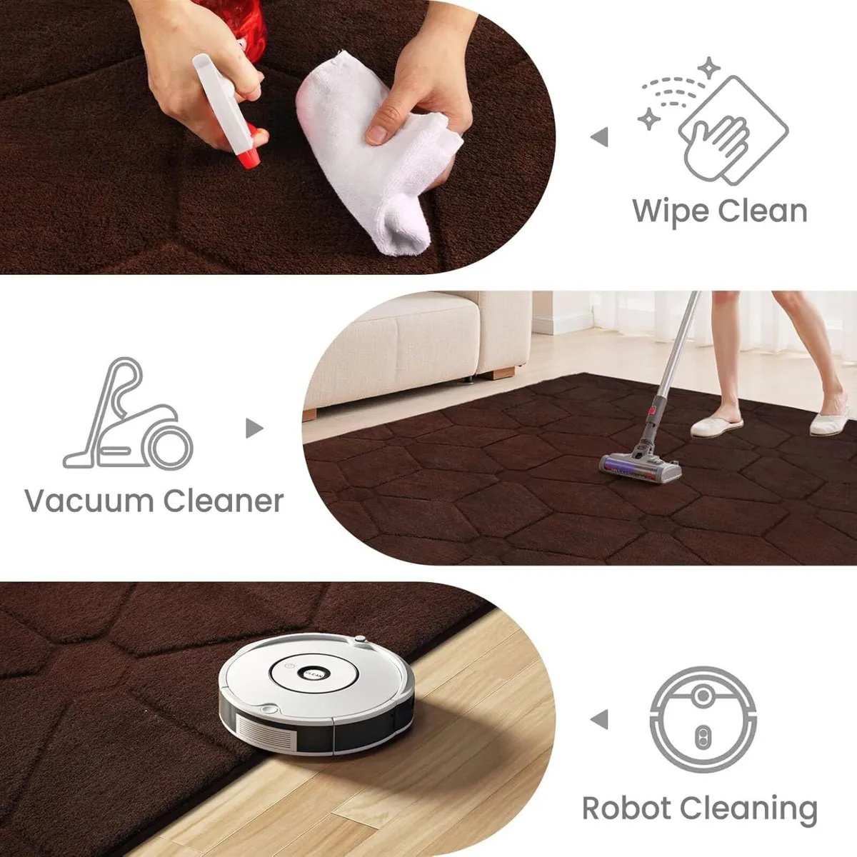 Rugs Living Room 240x300 3D Coffee Area for - Image 4