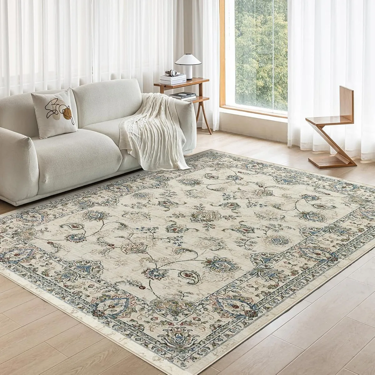 Washable Rugs for Living Room Area Bedroom Short - Image 1