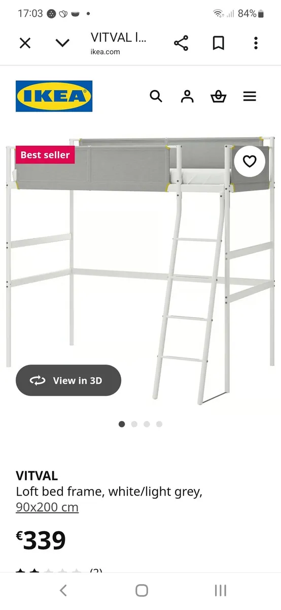 Loft bed - Image 1