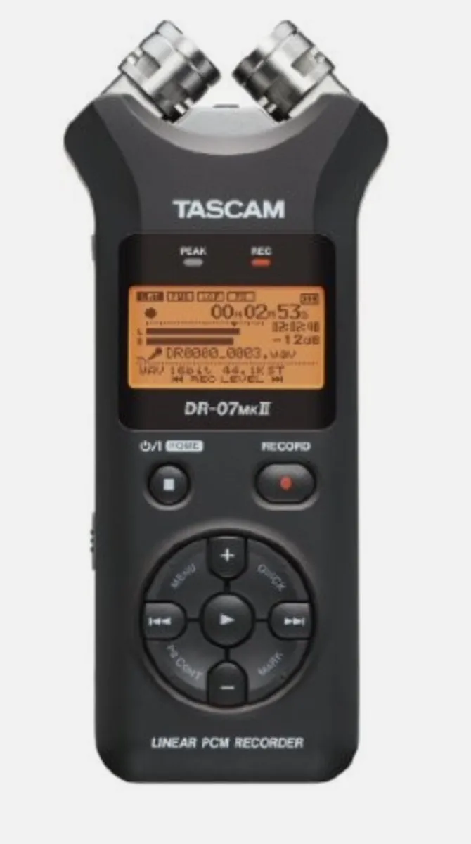 TASCAM DR-07MKII Portable Digital Voice Recorder - Image 2