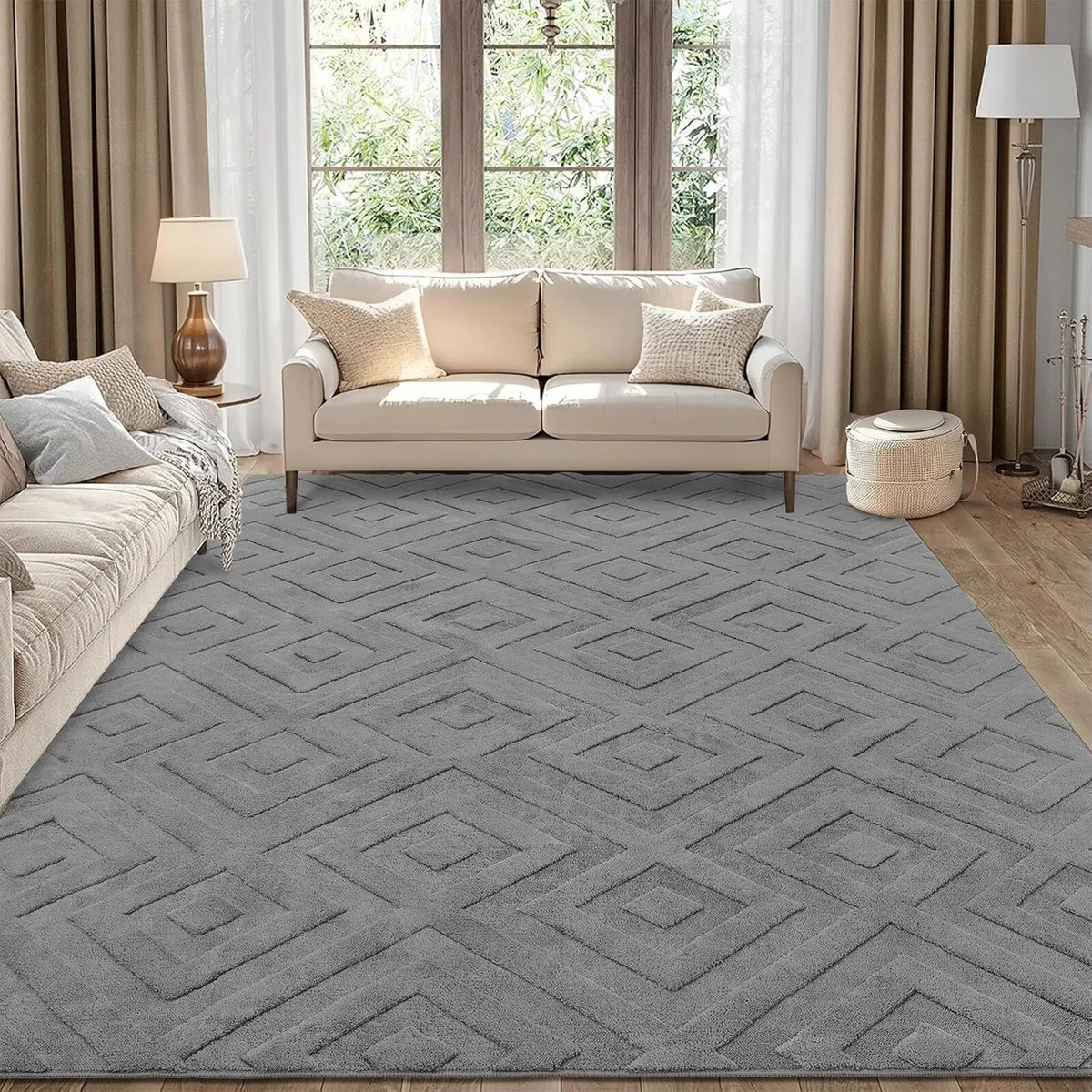 Large Rugs for Living Room Washable Soft Rug - Image 1