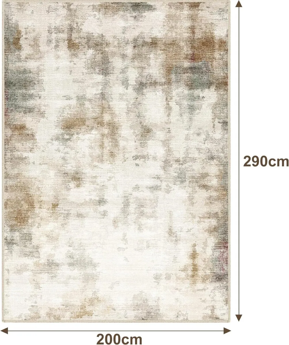 Area Rug 200x290cm Machine Washable Rugs for - Image 2