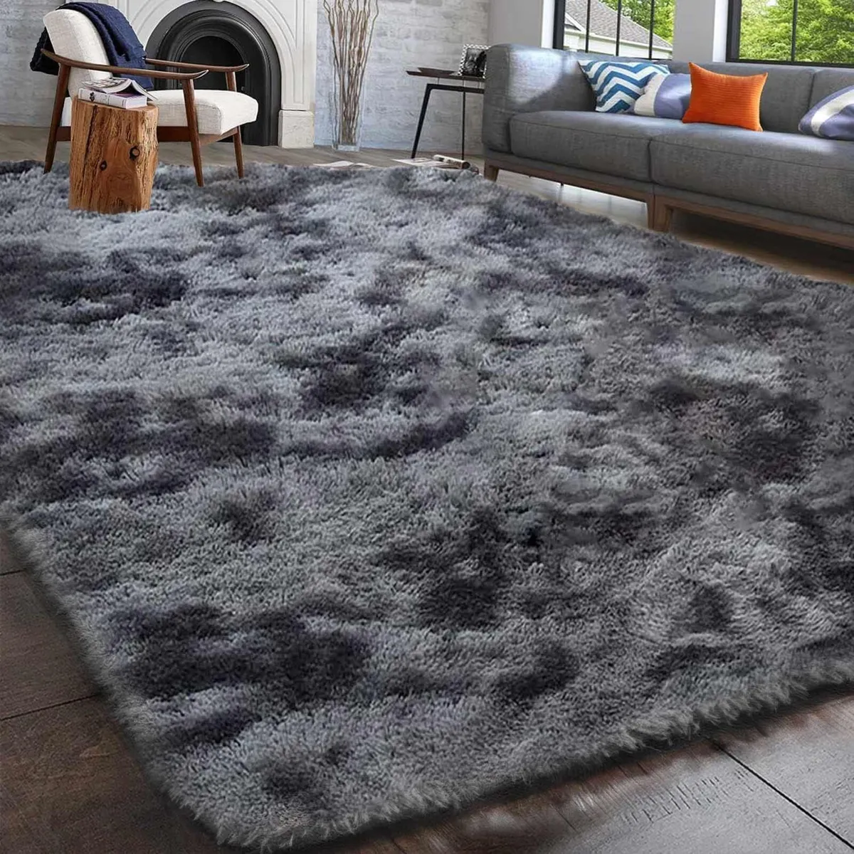 Rugs Living Room Soft Fluffy Rug Bedroom Non-slip - Image 3