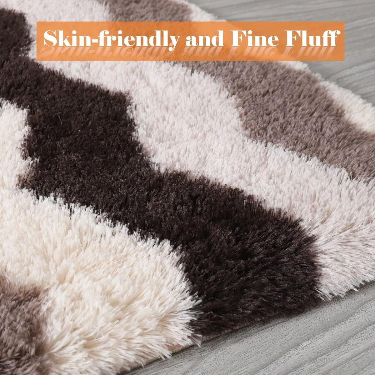 Rugs Living Room 6.56'x9.84' Super Soft Fluffy - Image 2