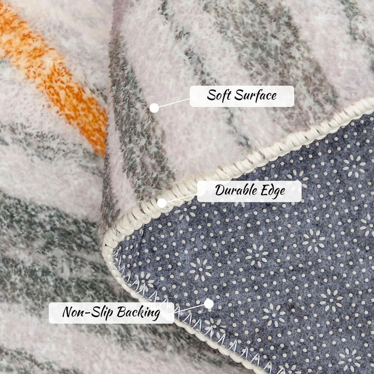 Rugs Living Room Bedroom Rug Modern Short Pile - Image 4