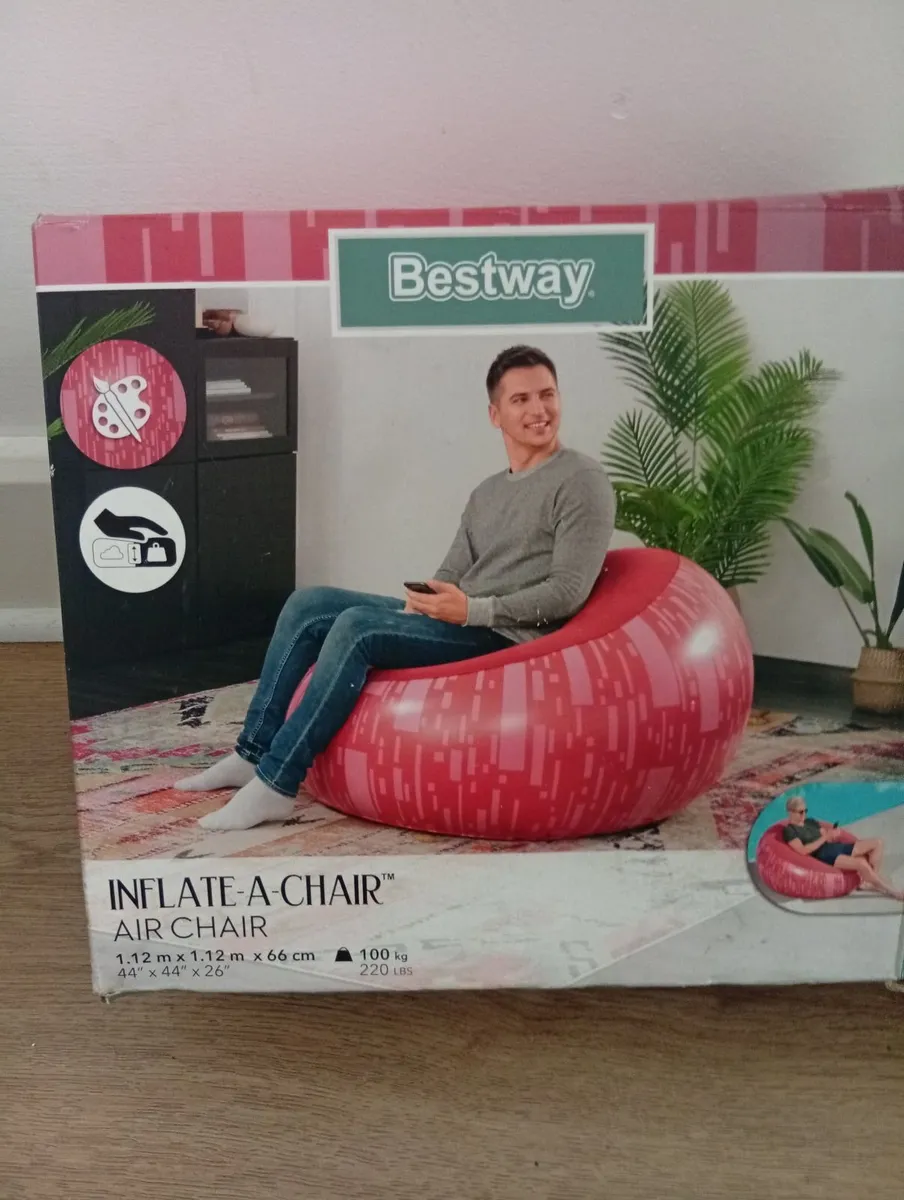 New Inflatable Air Seat Chair Float - Image 1