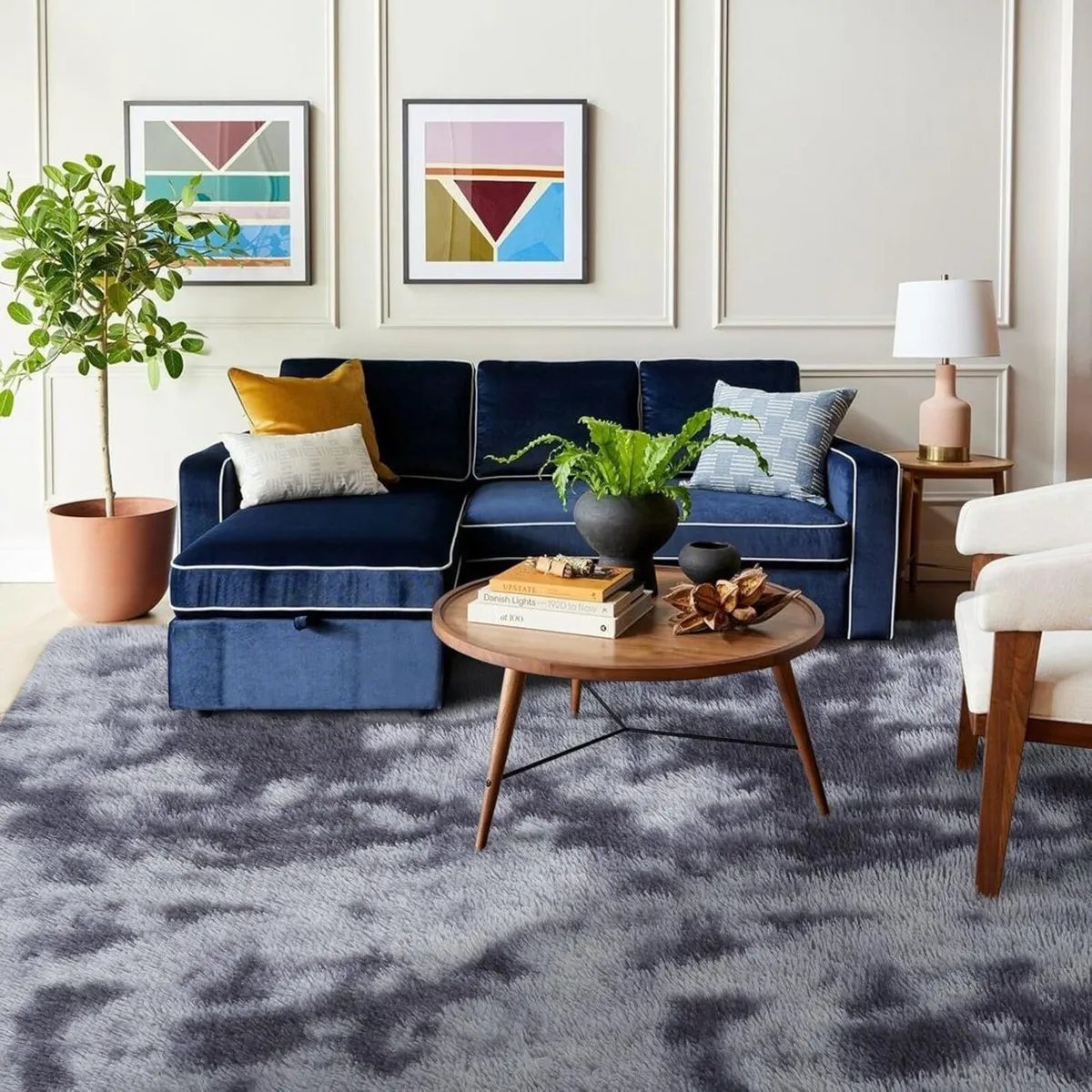 240x300cm Shaggy Area Rug for Bedroom Living Room - Image 3