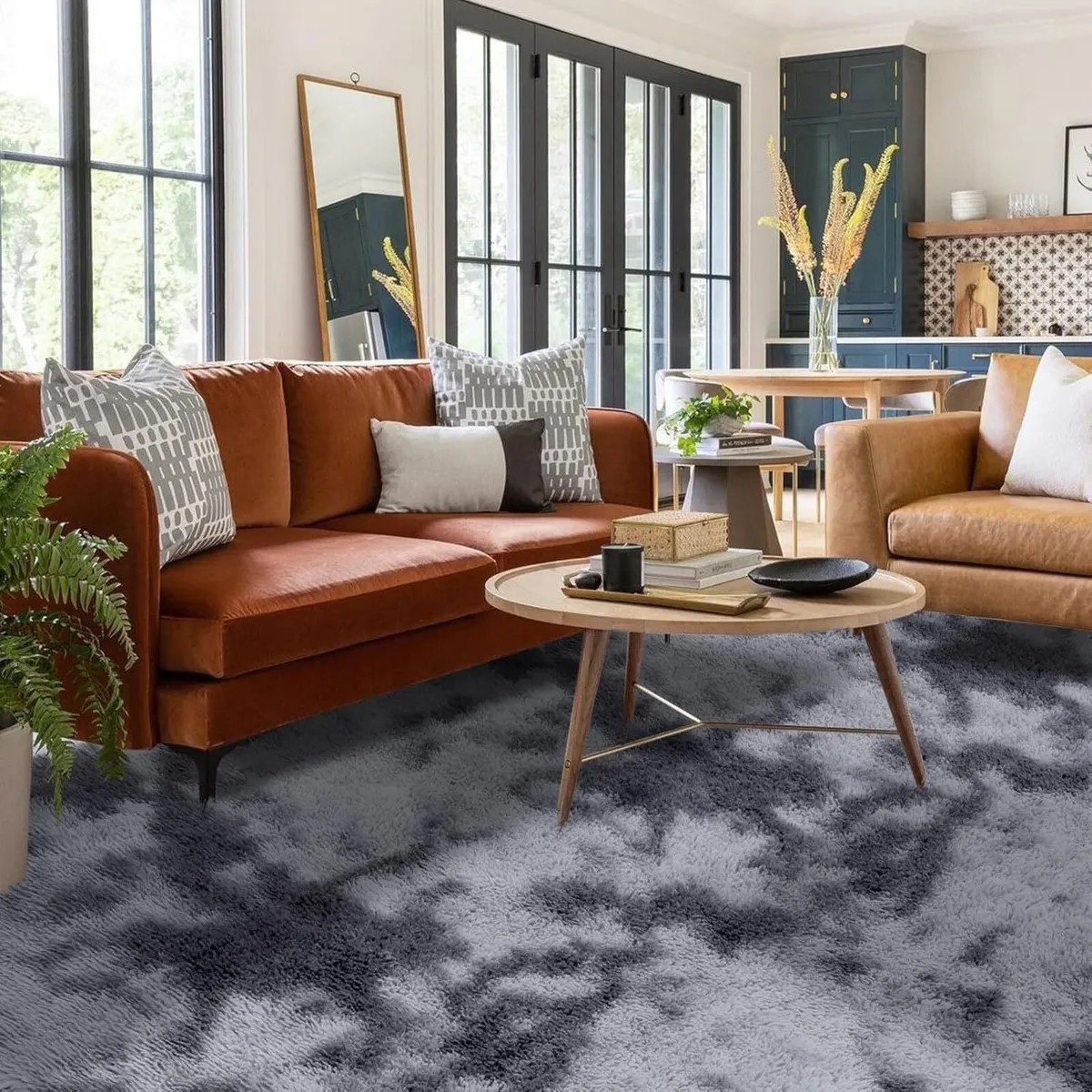 240x300cm Shaggy Area Rug for Bedroom Living Room - Image 4