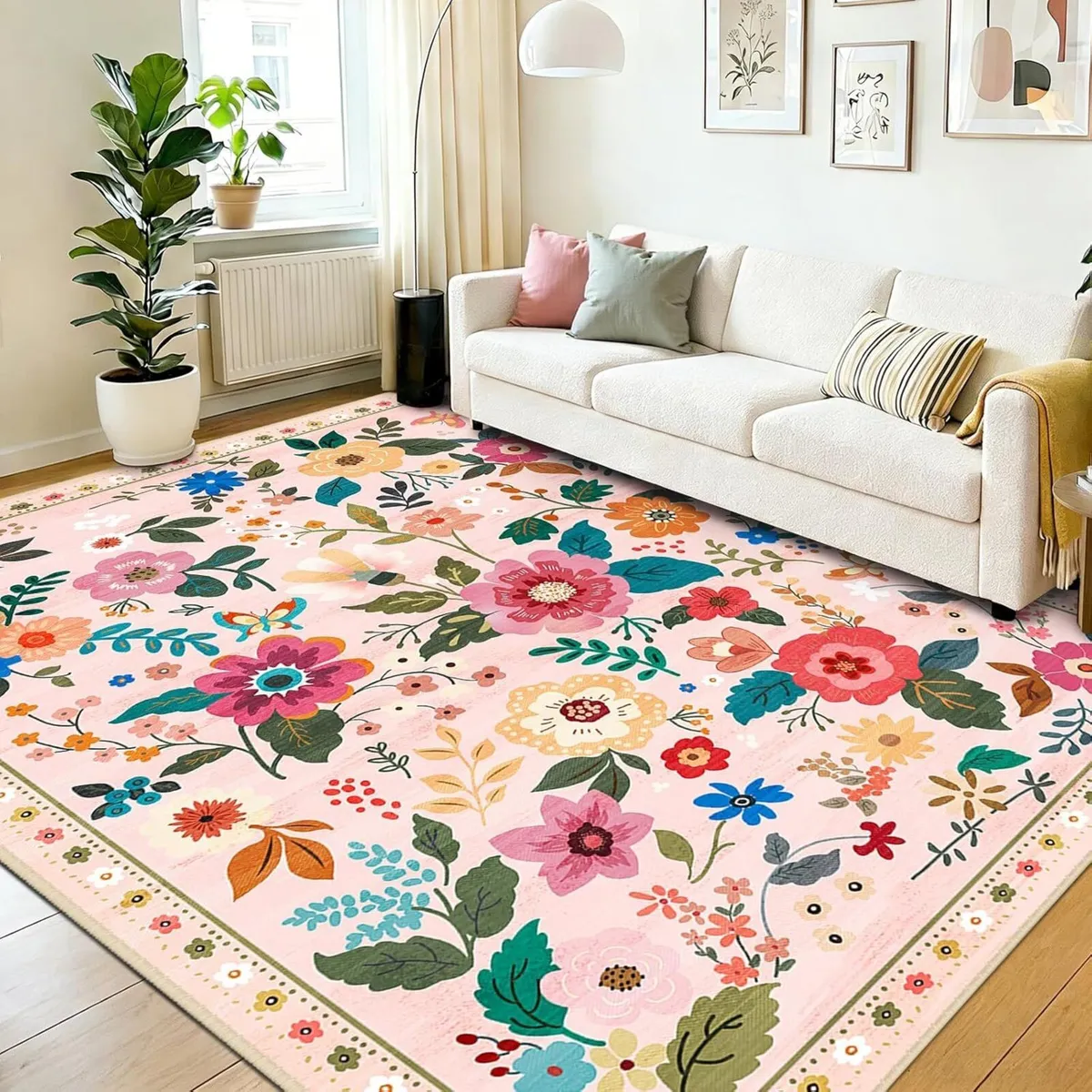 Machine Washable Rugs Living Room 240x300cm - Image 1