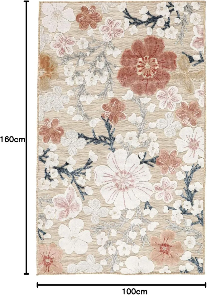 Cherri In Outdoor Rug Modern carpets 3′3″ x 5′3″ - Image 1