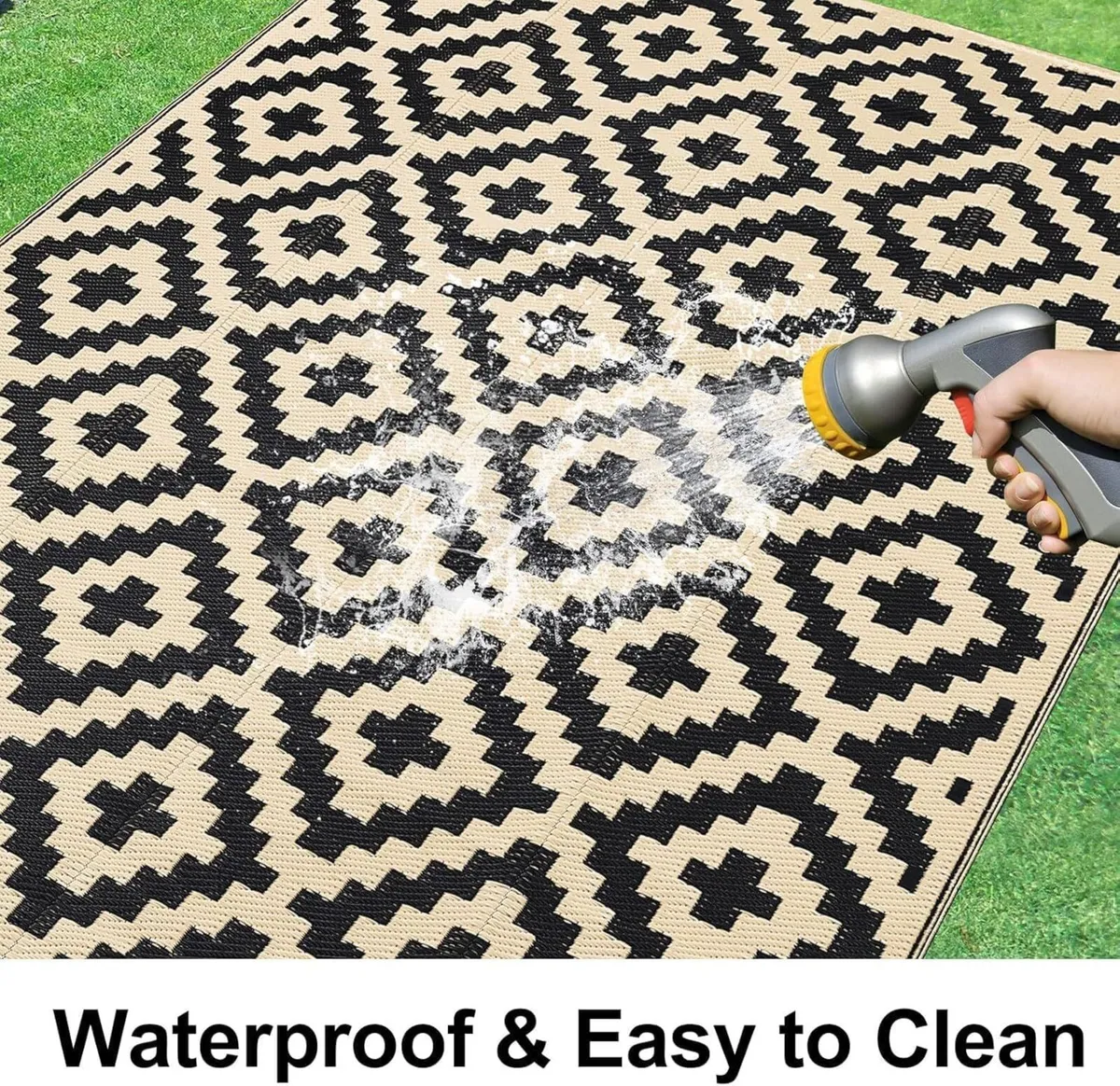 Outdoor Rug Waterproof Large Garden Rugs UV-Resist - Image 2
