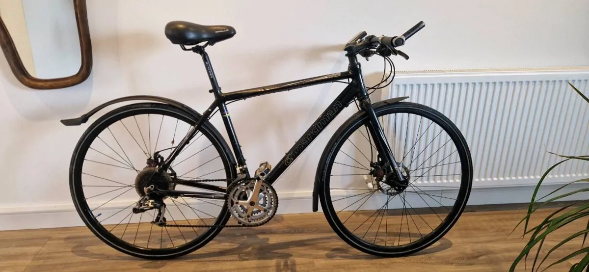 Boardman flatbar road bike (serviced)(delivery) - Image 1