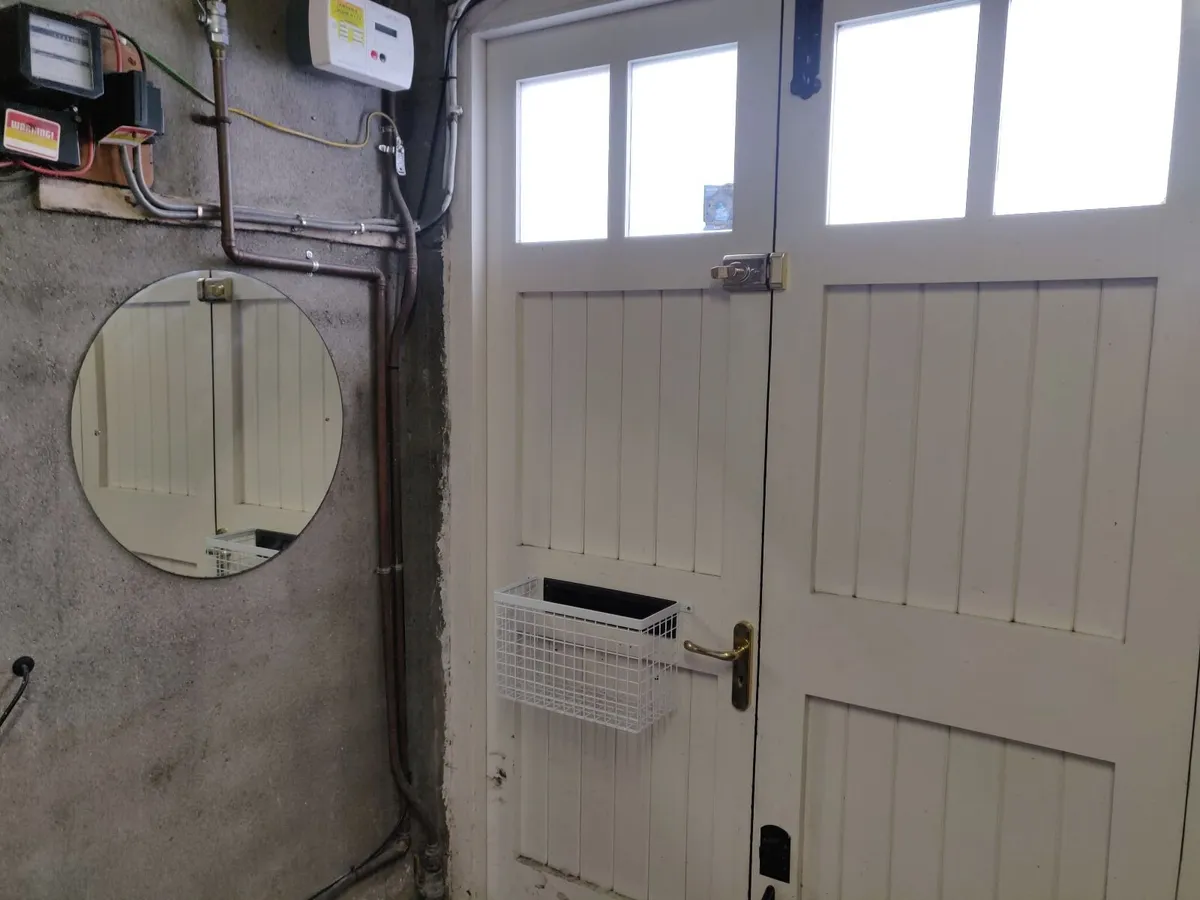 Solid Timber Folding Garage Doors (Triple Section) - Image 3