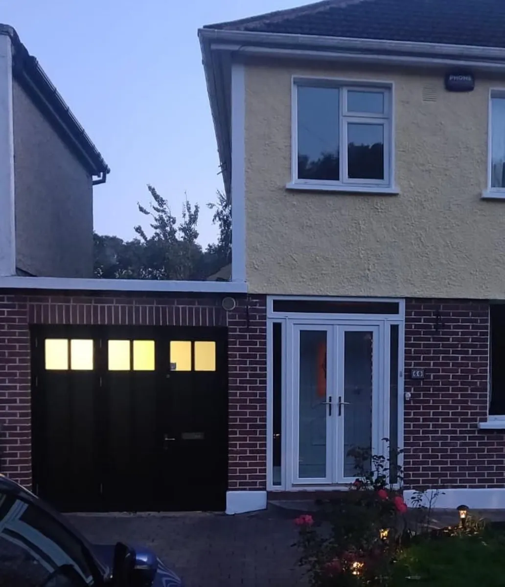 Solid Timber Folding Garage Doors (Triple Section) - Image 1