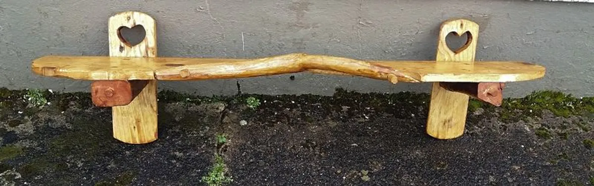 Rustic driftwood floating mantle / shelf - Image 2