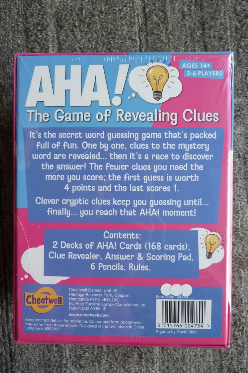 AHA! - game of revealing clues - Image 2