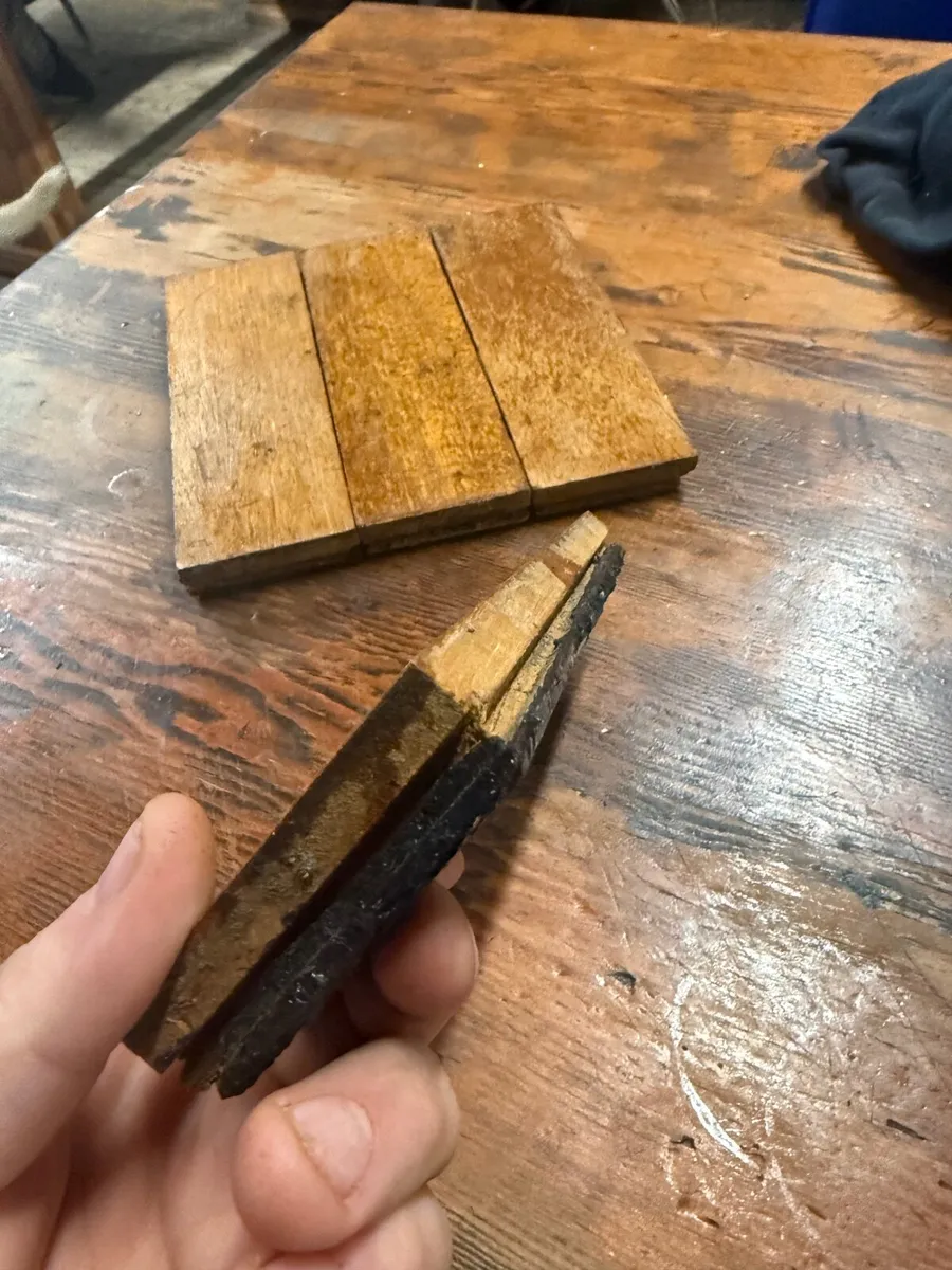 Large quantity reclaimed Teak blockwood flooring. - Image 3