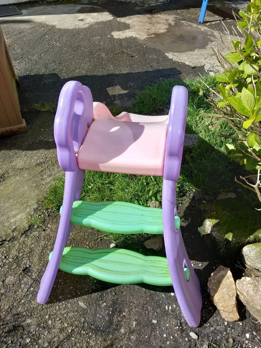 Pink Toddler Slide - Image 3
