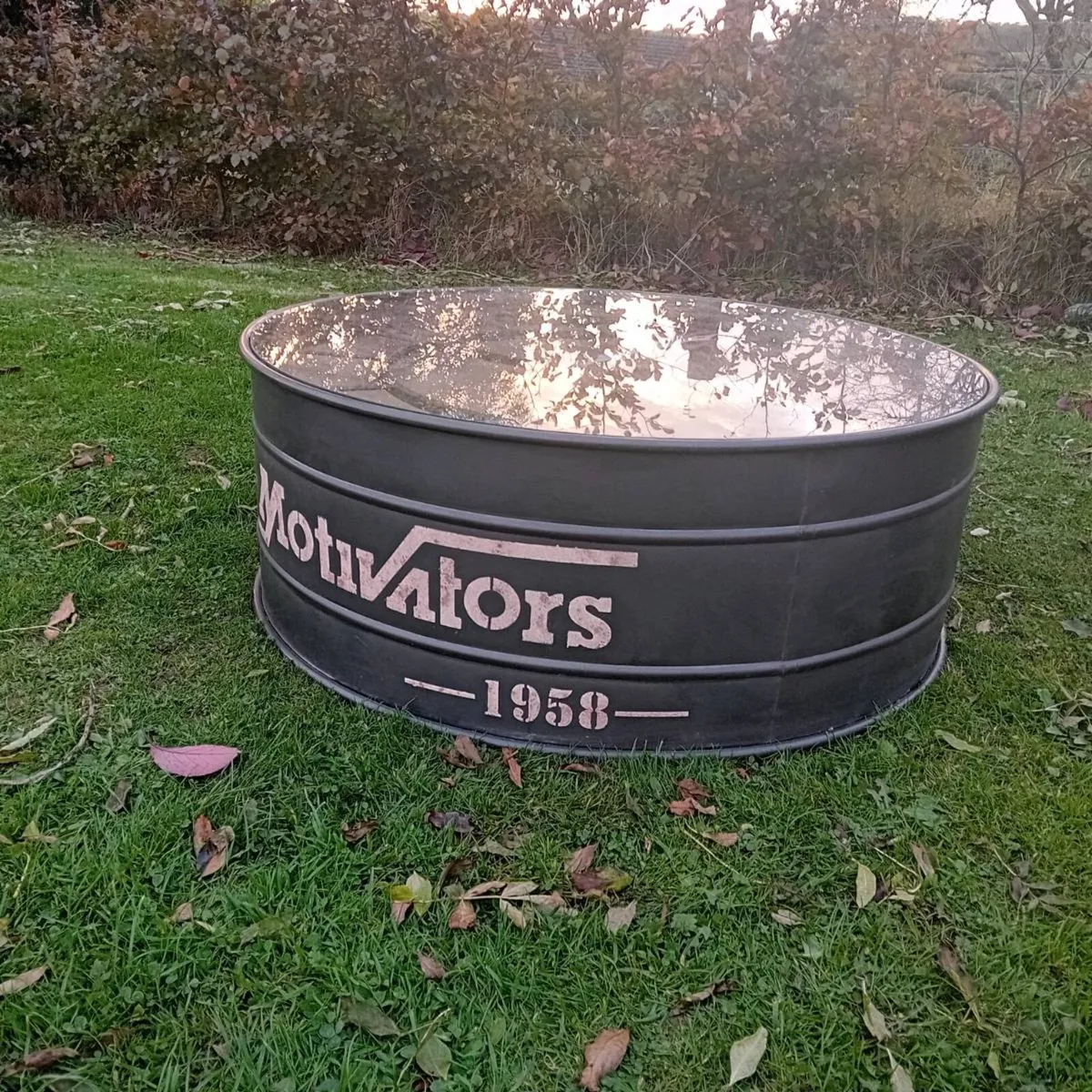 Large Coffee Clock Table - Image 3